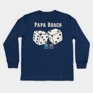 Papa Roach Dice Kids Long Sleeve T-Shirt